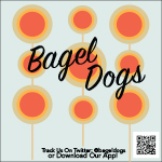 Flyer for the fictional food truck called Bagel Dogs